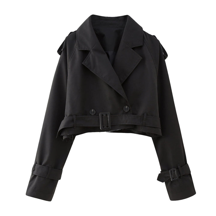Charlotte | Women stylish Short Double-Breasted Trench coat