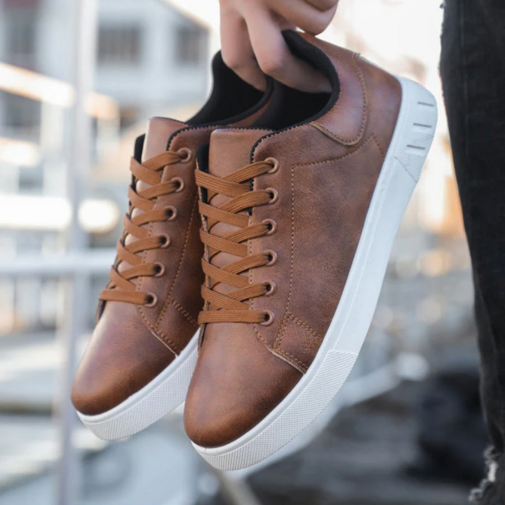Milan | Men's Classic Lace Up Low Top Sneakers