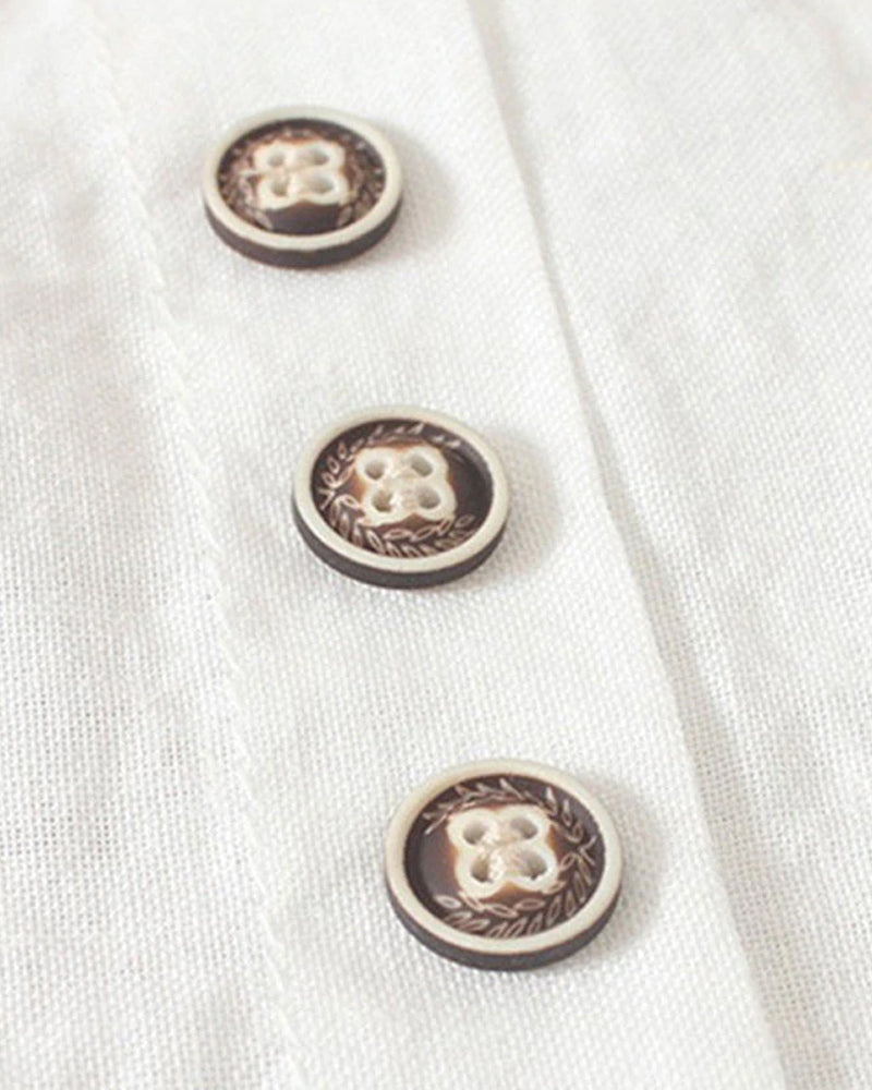 Beatrice | Women Summer Button Detail casual blouse