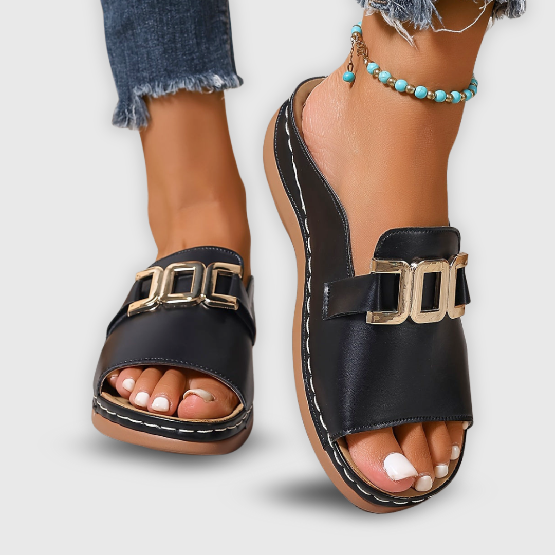 Lily | Women Spring Platform Slip‑On sandals