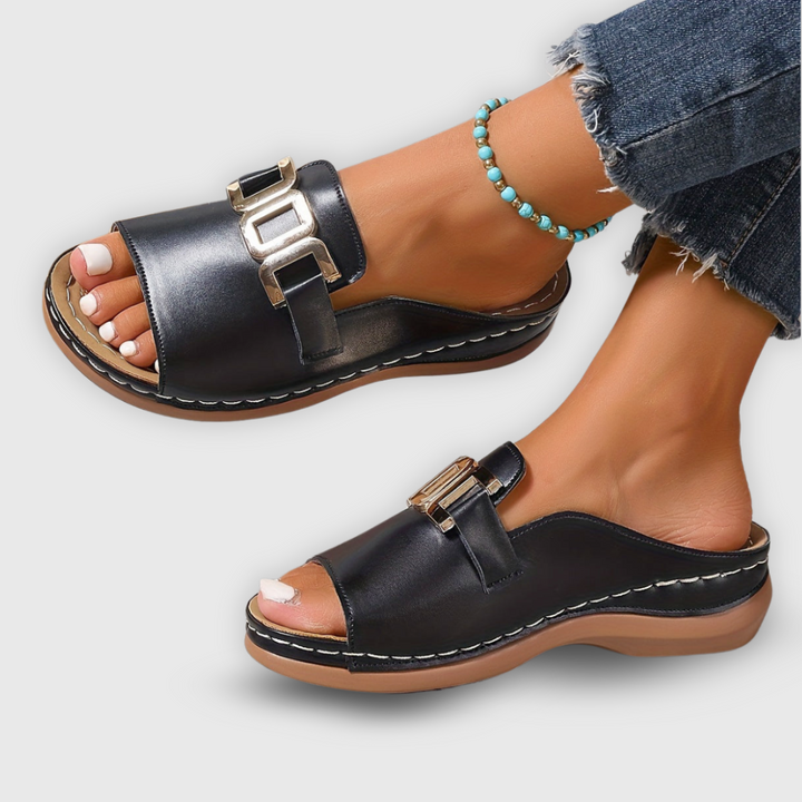 Lily | Women Spring Platform Slip‑On sandals