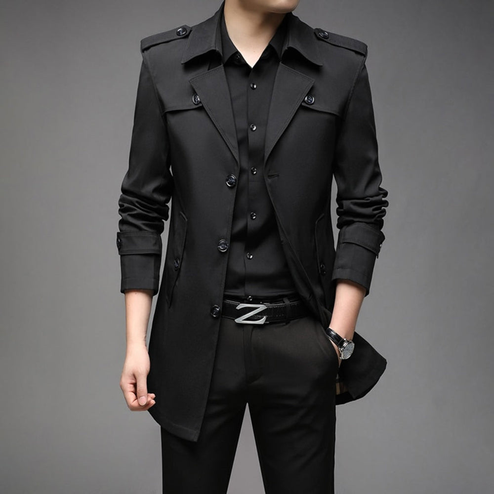 Julius | Men jednorzędowy Lightweight Trench coat