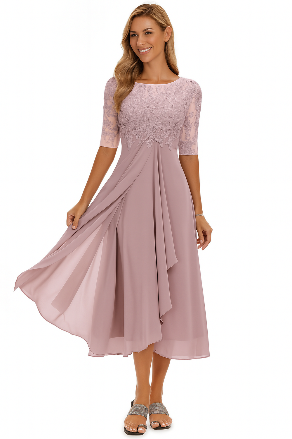 Lily | Women Summer A Line Midi dress