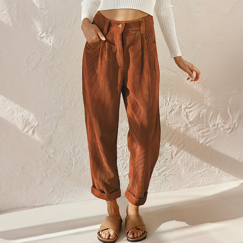 Natalie | Women's Summer High Waist Wide Leg Pants