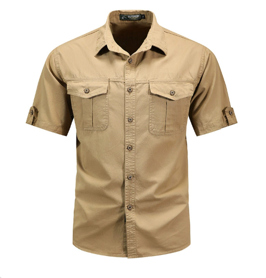 Callum | Men's Spring Utility Pocket Shirt