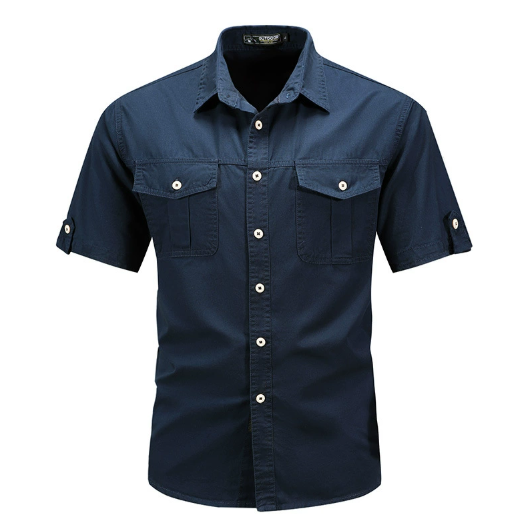 Callum | Men's Spring Utility Pocket Shirt