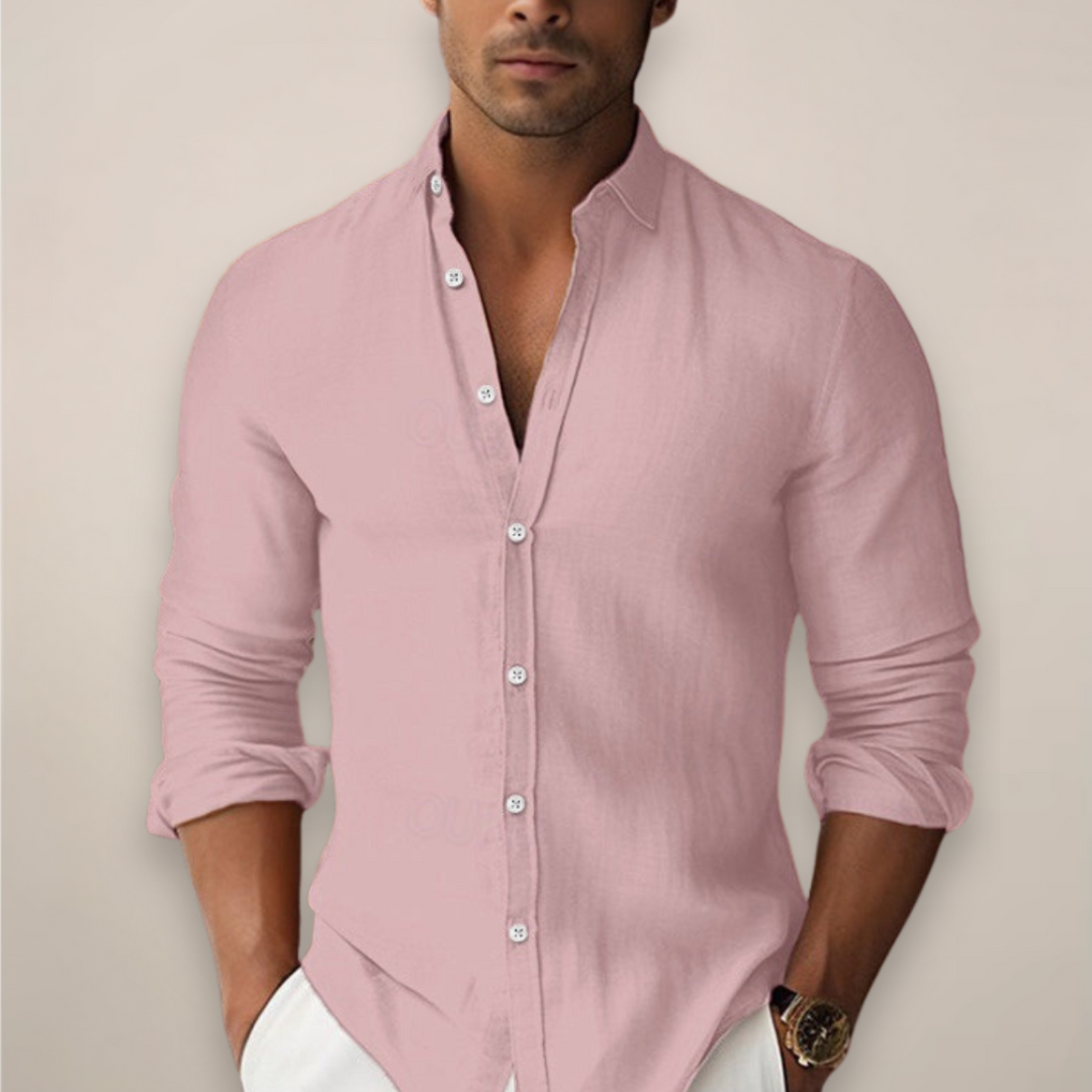 Evren | Men's Casual Button Up Summer Shirt