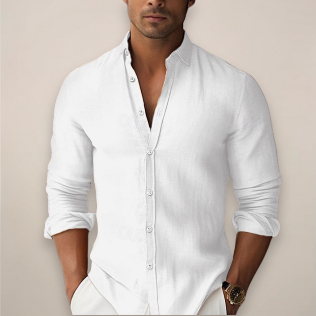 Evren | Men's Casual Button Up Summer Shirt