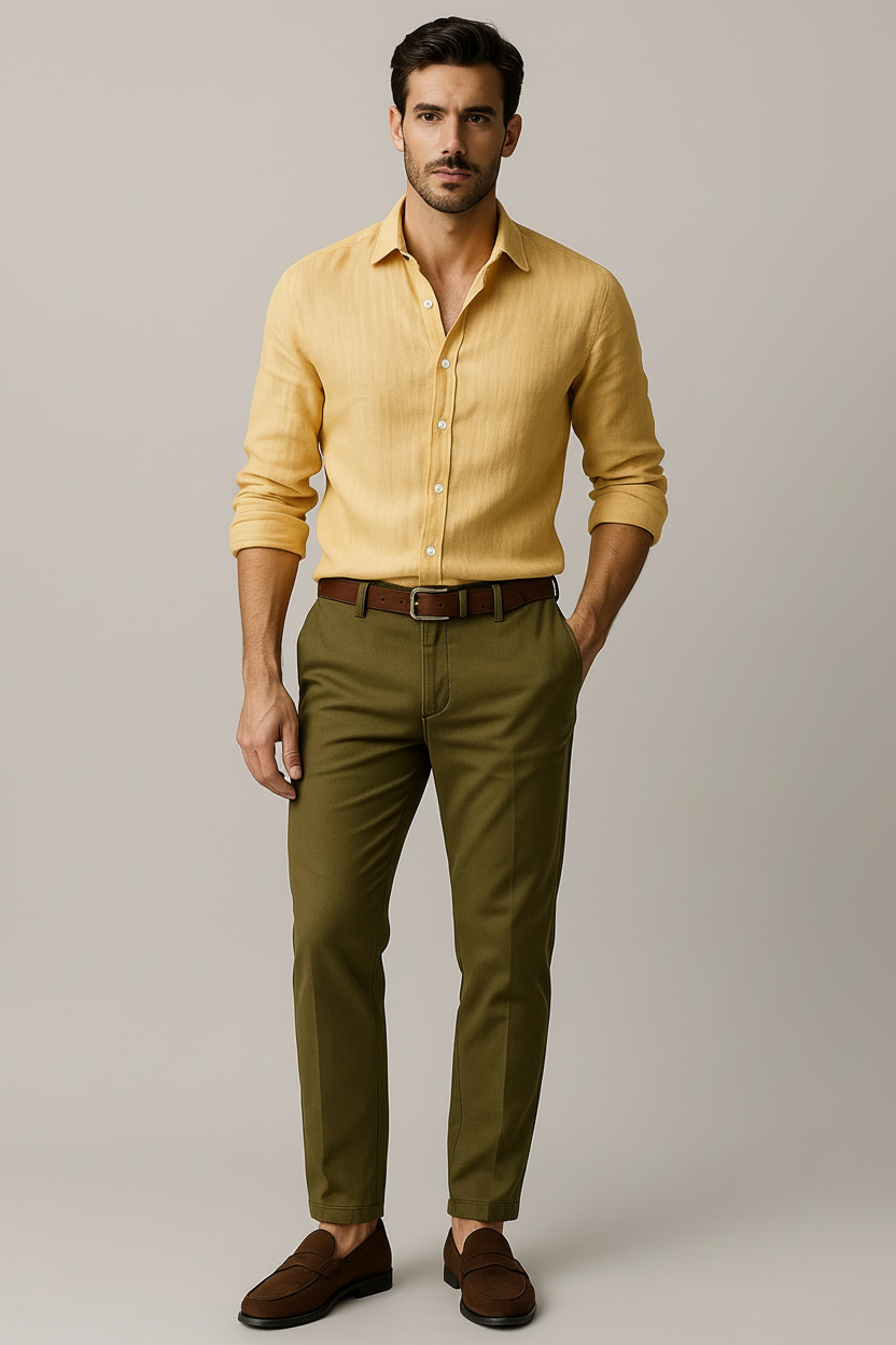 Hayes | Men's Vintage Button Up Shirt Style