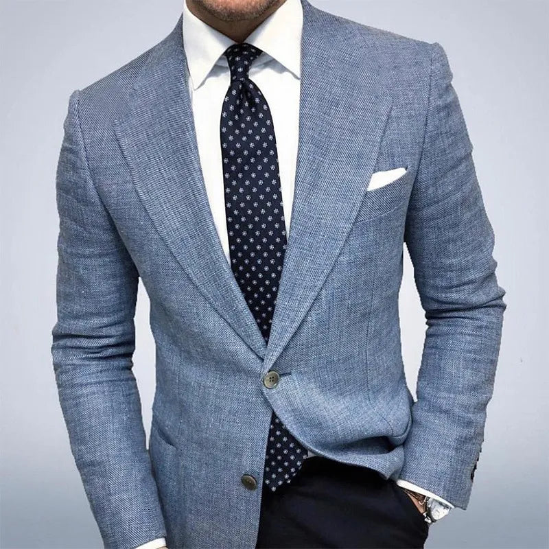 Dixon | Men's Spring Textured Tailored Blazer Jacket