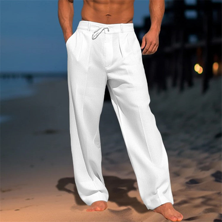 Ethan | Men's Spring Drawstring Relaxed Pants