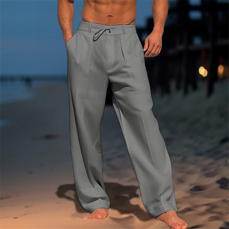Ethan | Men Spring ze Elastic Relaxed pants