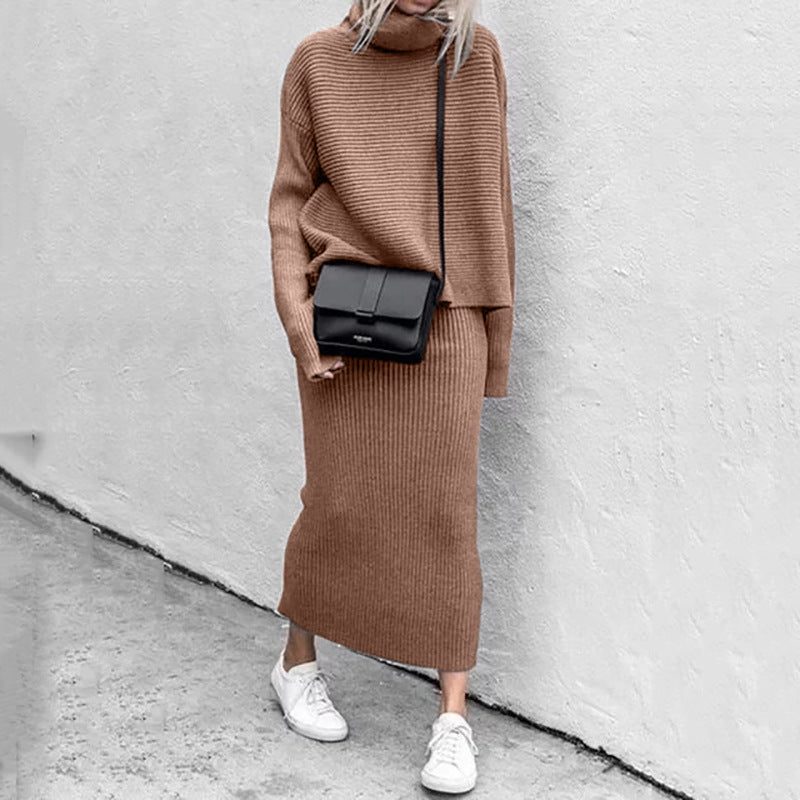 Natalie | Women Cozy Pullover i skirt set