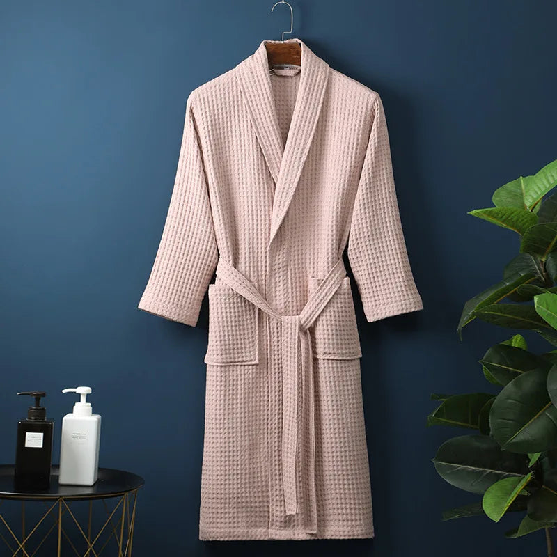 Sarah | Women Spring Waffle Lounge Robe