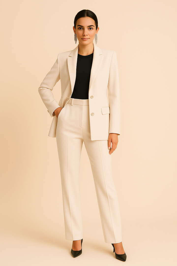 Jasmine | Women Tailored blazer pleated pants set