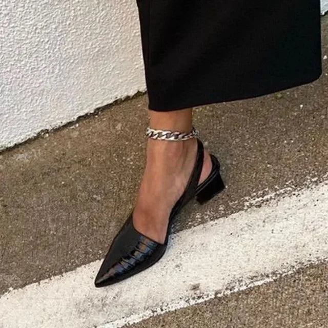 Eloise | Women's Elegant Spring Block Heel Pumps