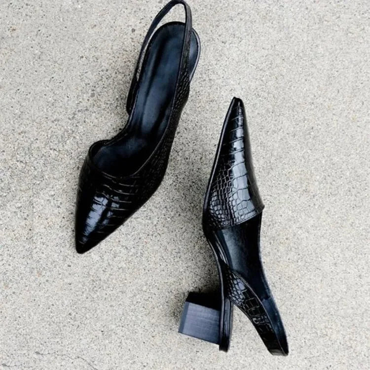 Eloise | Women's Elegant Spring Block Heel Pumps