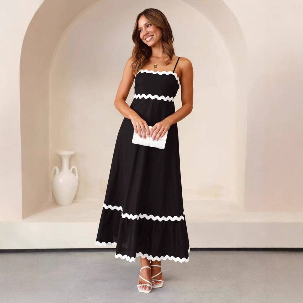 Fiona | Women A Line Maxi dress Spaghetti Straps