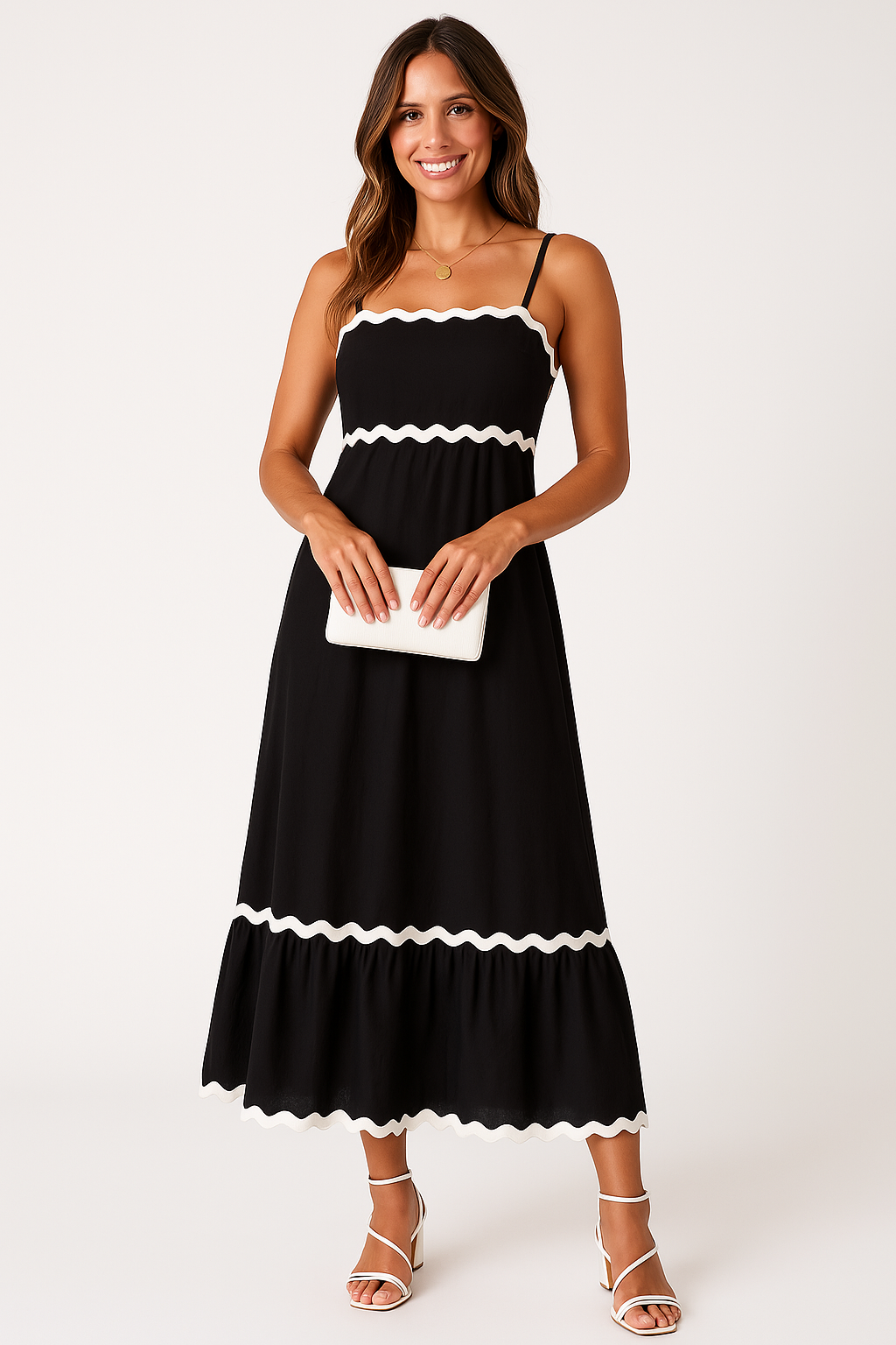 Fiona | Women's A Line Maxi Dress Spaghetti Straps