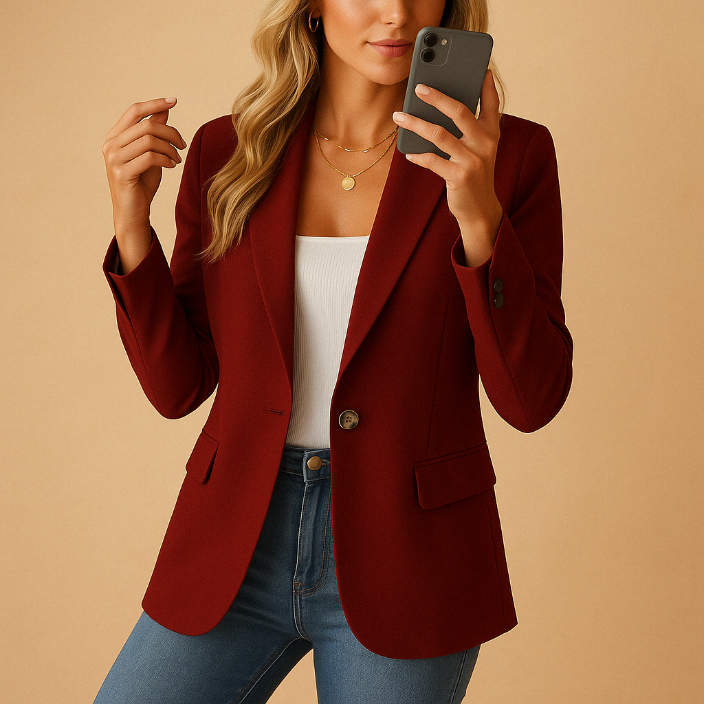 Audrey | Women Fitted Tailored blazer jacket styl