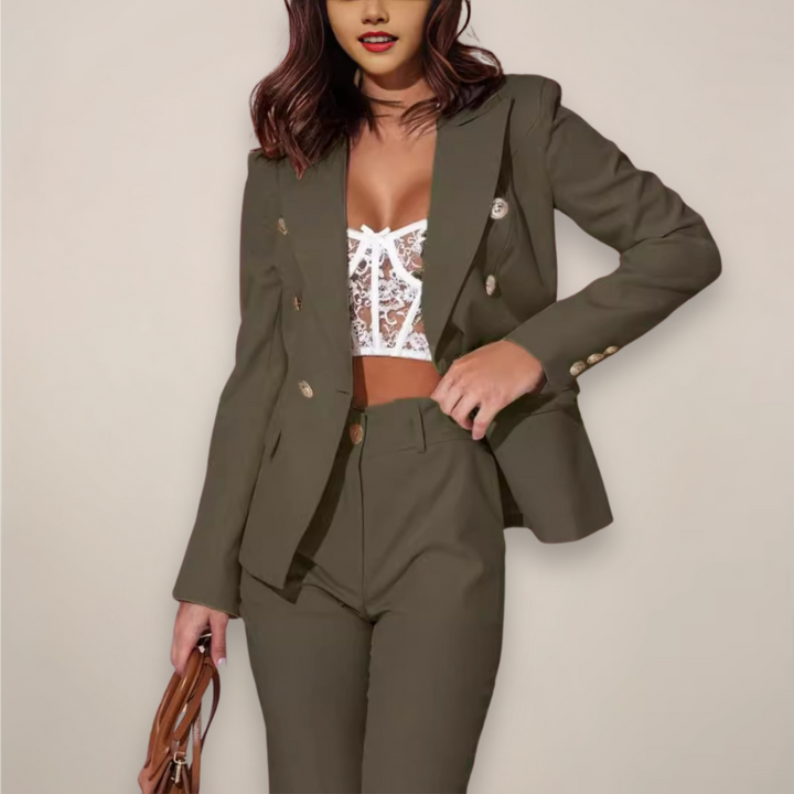 Isabella | Women's Two Piece Tailored Blazer Suit Set