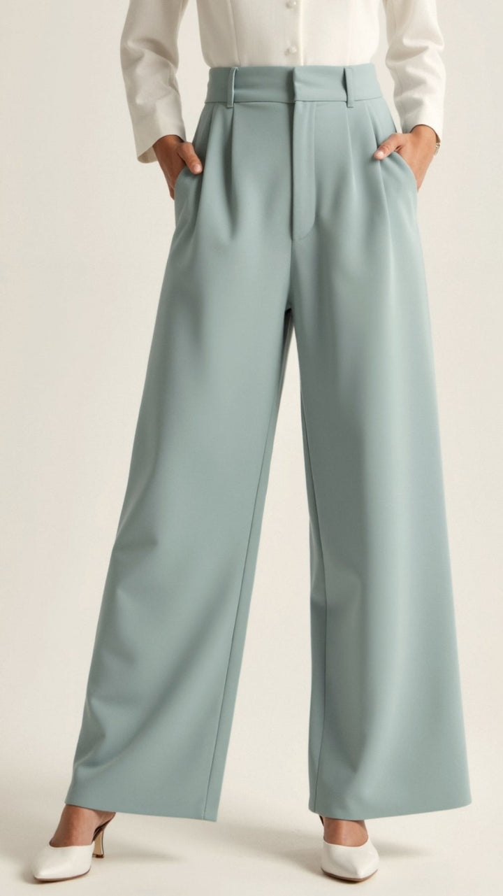 Jasmine | Women Spring High-Waist Wide-Leg pants