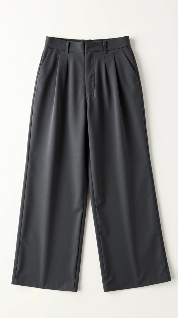 Caroline | Women's High Waisted Wide Leg Trousers