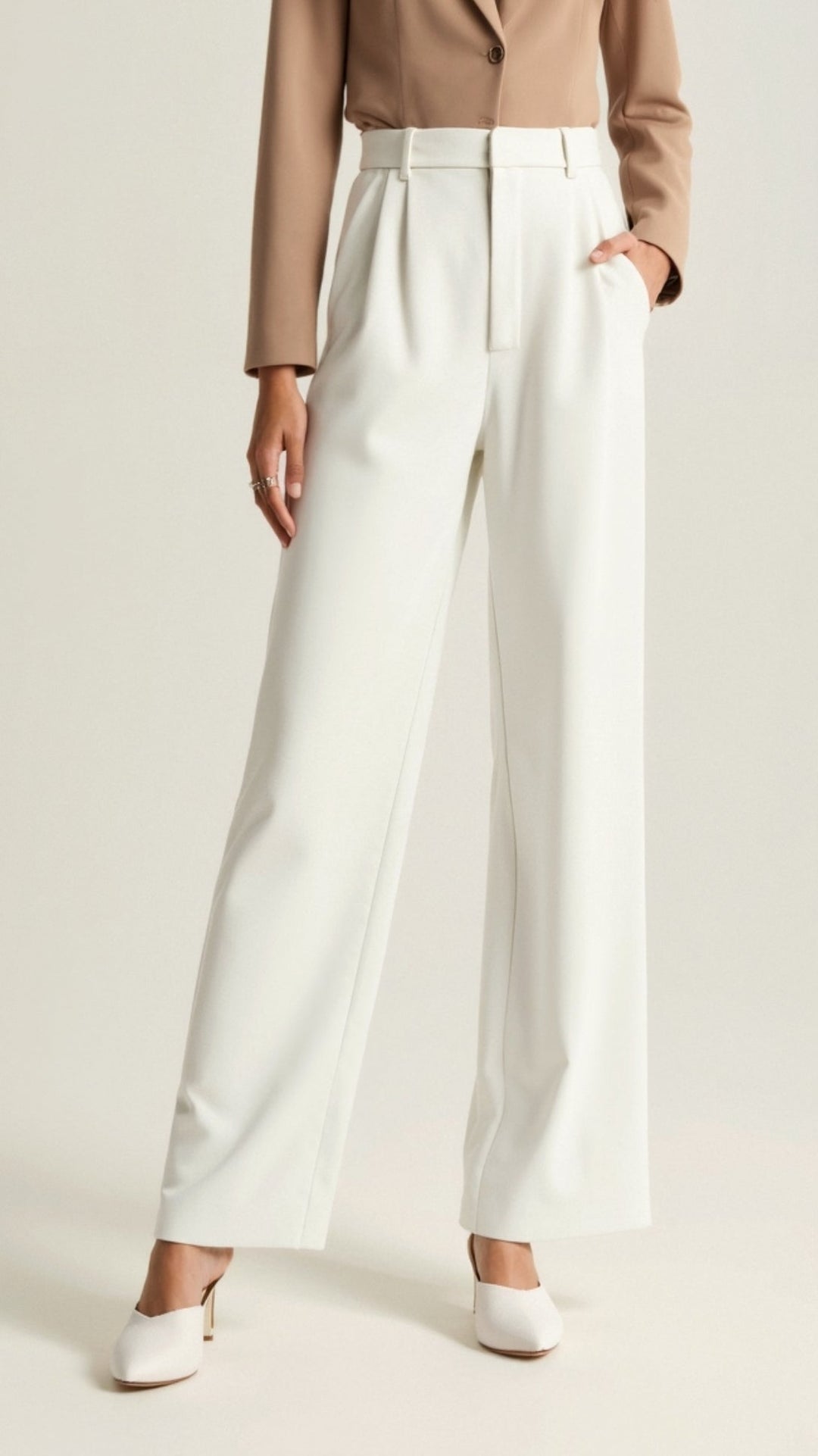 Jasmine | Women Spring High-Waist Wide-Leg pants