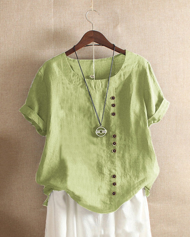 Beatrice | Women Summer Button Detail casual blouse