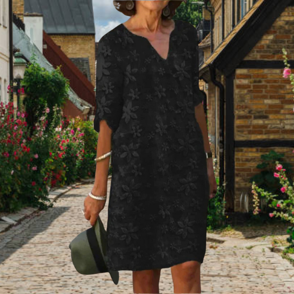Hazel | Women casual floral Pattern Midi dress