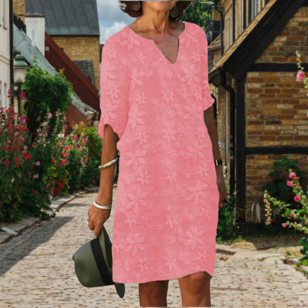 Hazel | Women casual floral Pattern Midi dress